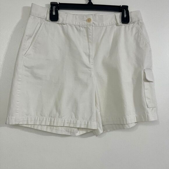 Lauren Ralph Lauren Pants - Lauren Ralph Lauren 100% Cotton White Shorts Sz 12 Women's Golf Casual Travel